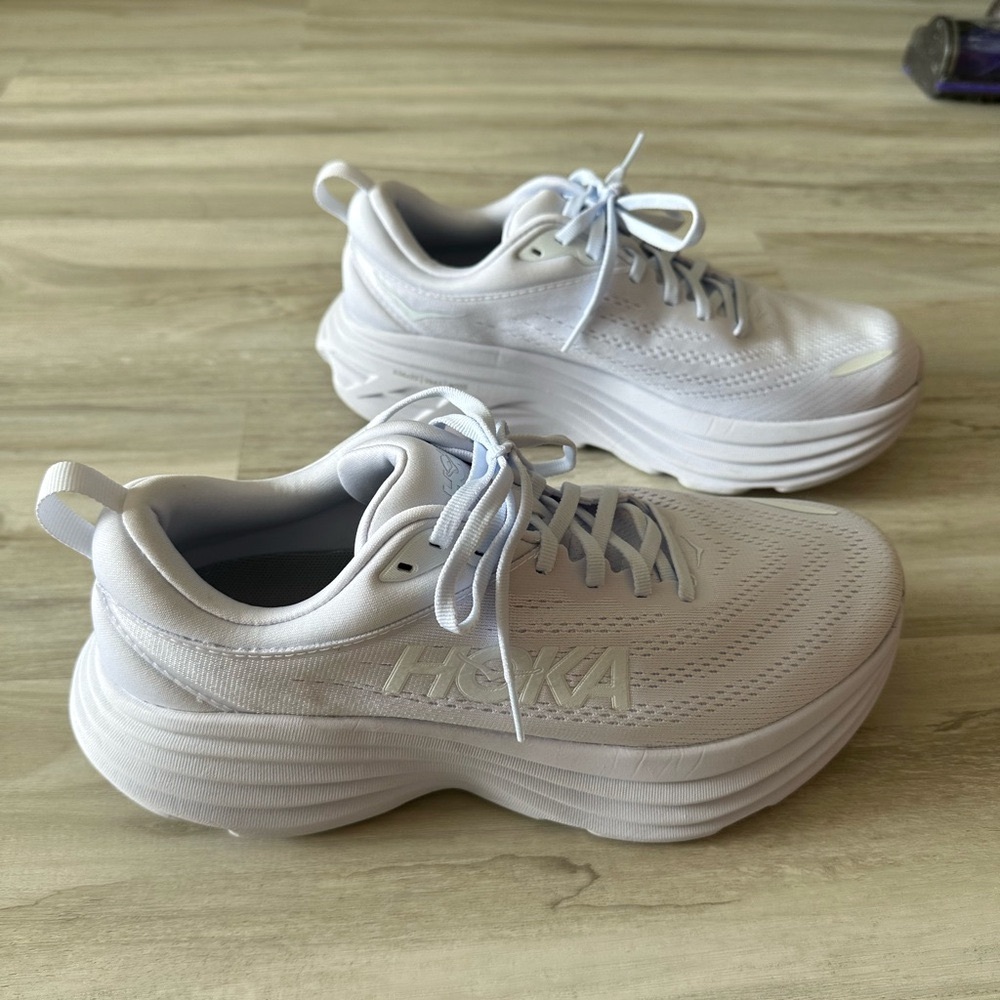 Hoka Women’s Bondi 8 White/White